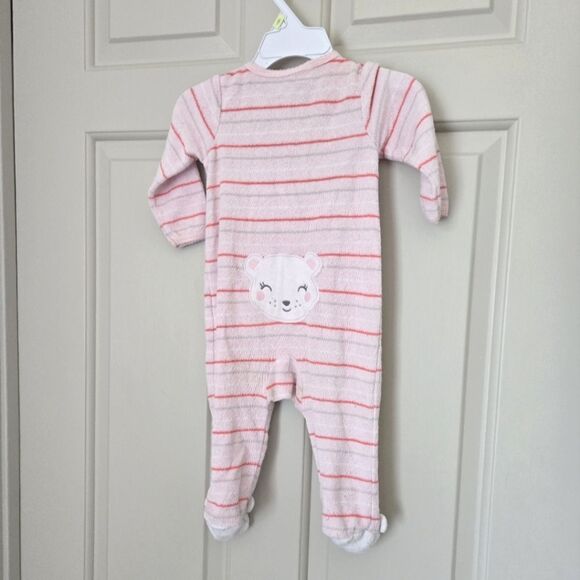 3/$20 Carter's Terry Cloth Sleeper Size 6m - Picture 2 of 3